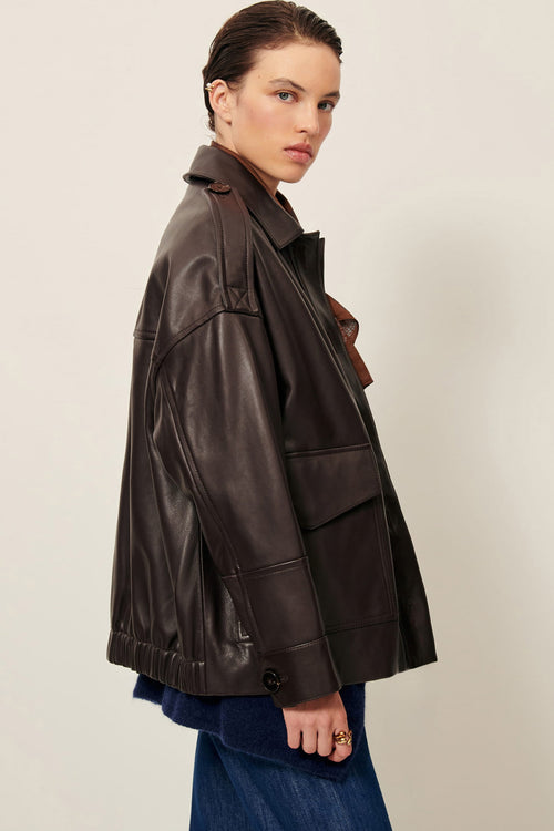 Harriboyd Lamb Leather Jacket