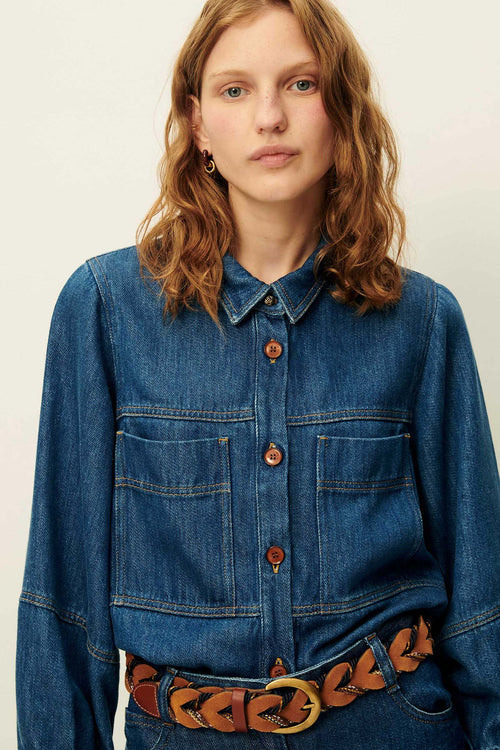 Leone Lyocell Denim Shirt