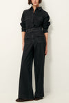 Manhattan Denim Flared Trousers