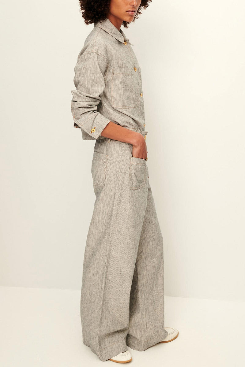 Manhatti Cotton-Blended Trousers