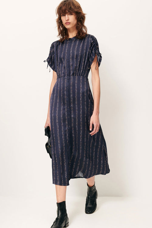 Nolong Satin Midi-Dress