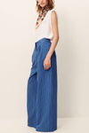Provencia Poplin Wide-Leg Trousers