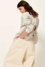 Rohmer Open-Back Cotton Shirt