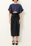 Syreeta Crepe Satin Skirt