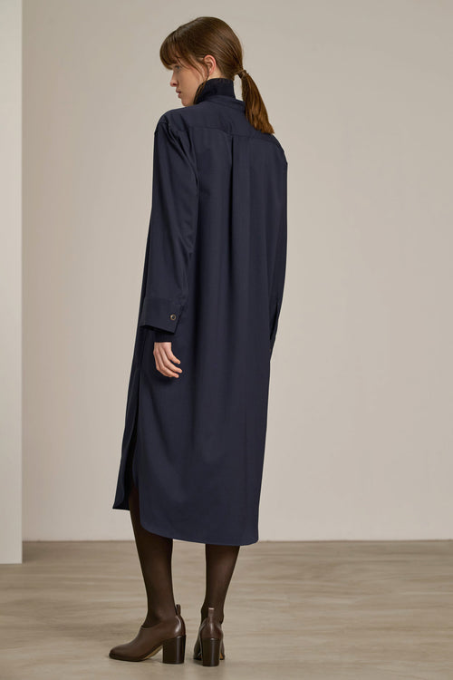 Akiko Wool Gabardine Dress