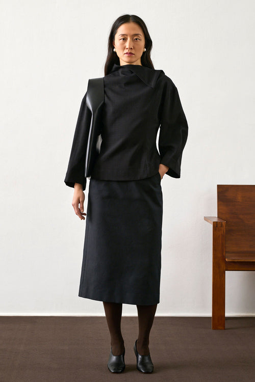Figari Slub Cotton-Blended Blouse