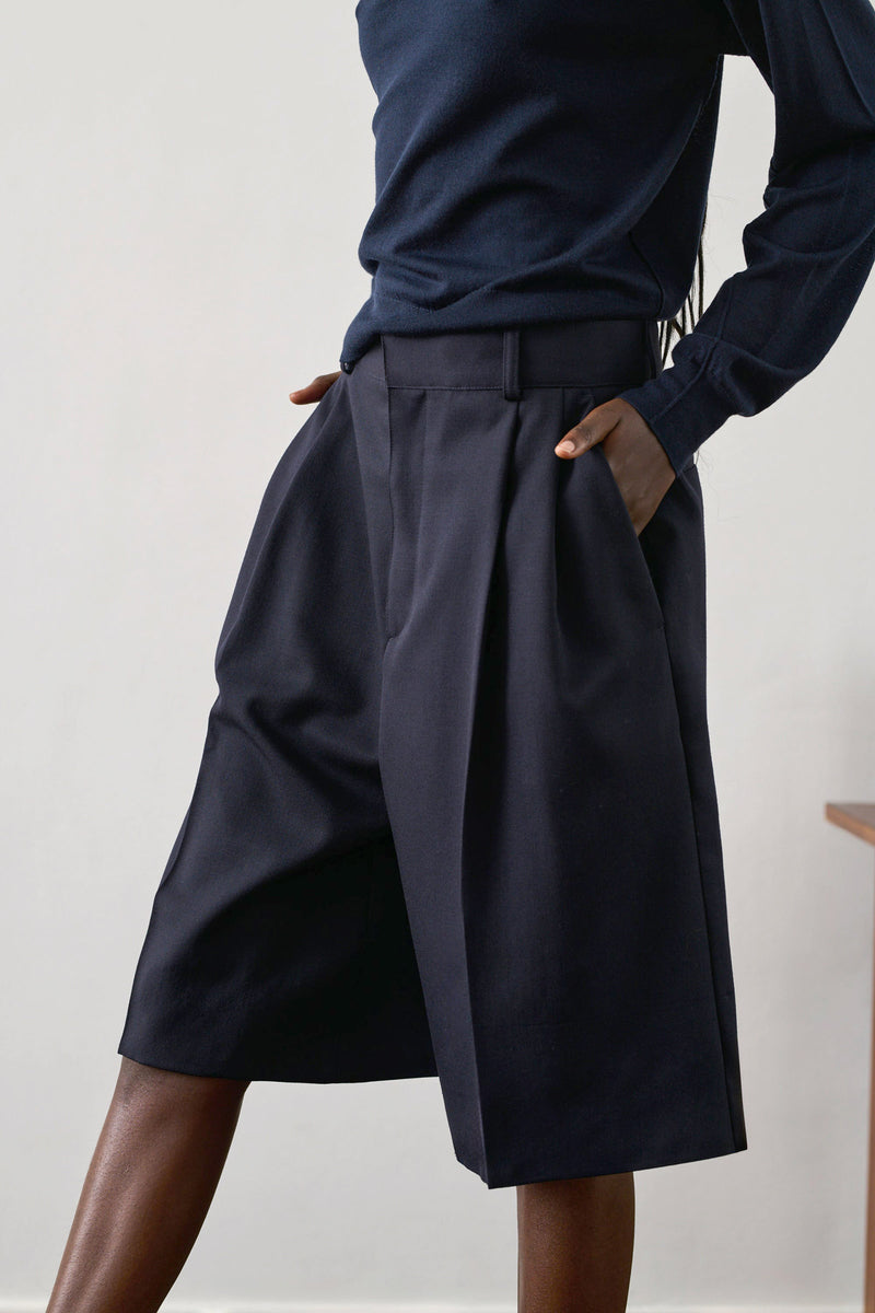 Foster Virgin Wool Bermuda Shorts
