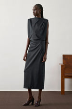 Gemma Cotton Jersey Long Dress