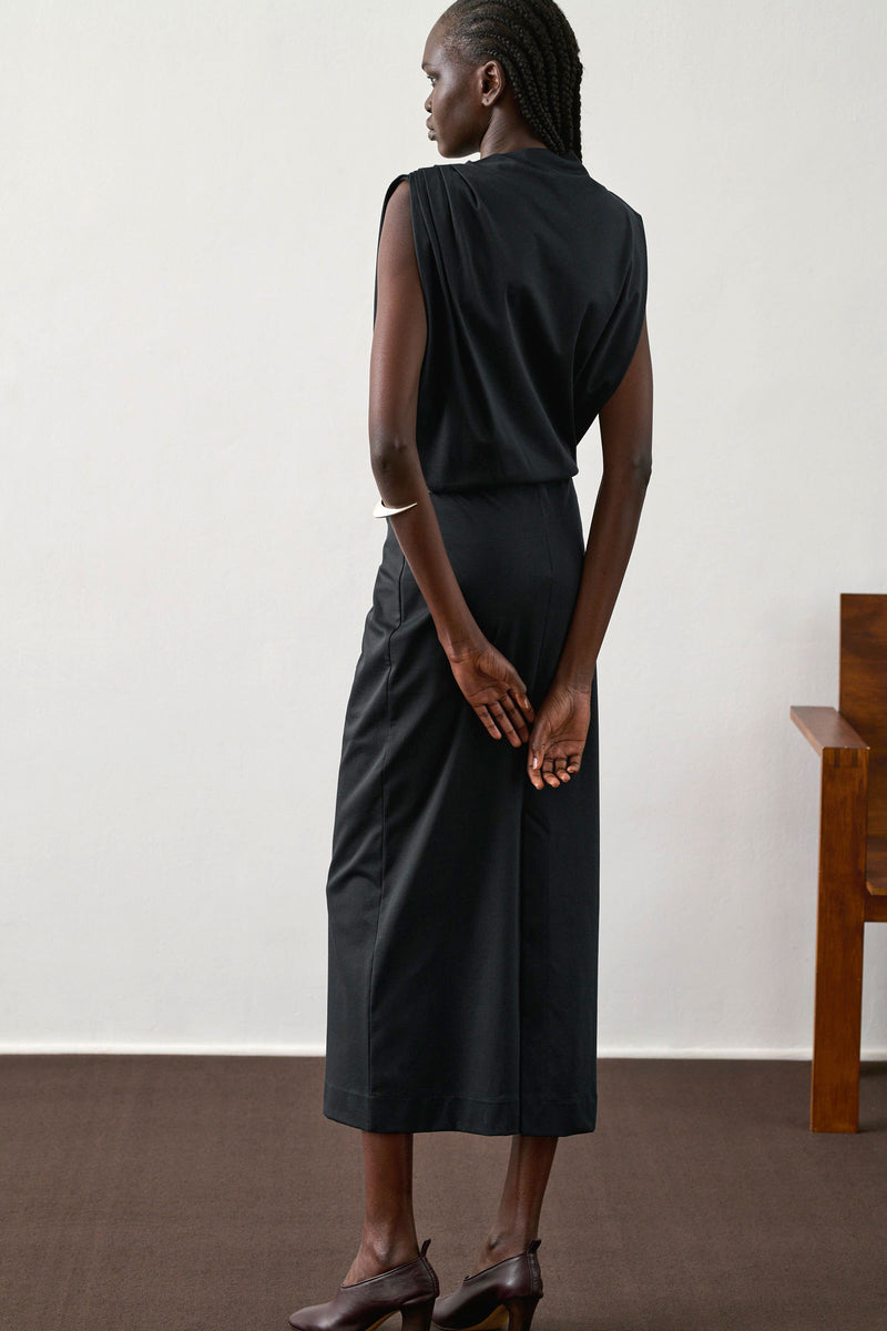 Gemma Cotton Jersey Long Dress