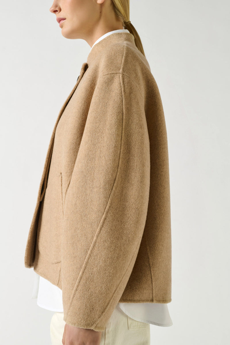 Windsor Double-Sided Wool Short Coat