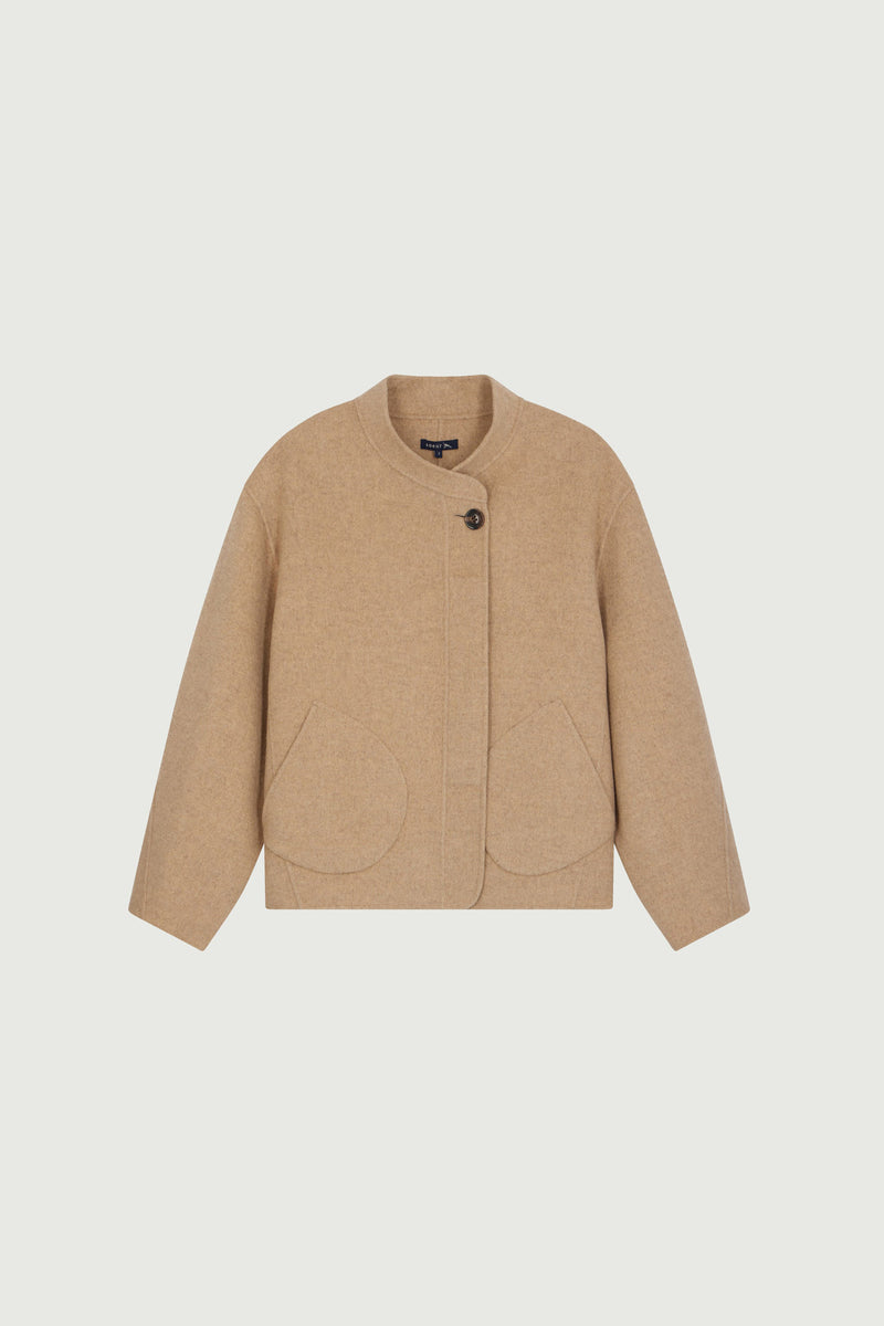 Windsor Double-Sided Wool Short Coat