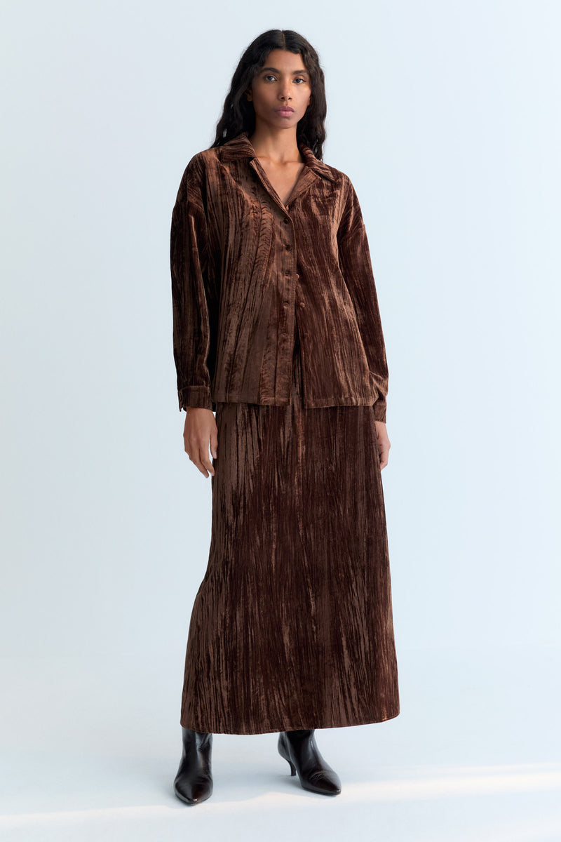 Brenda Velvet Shirt