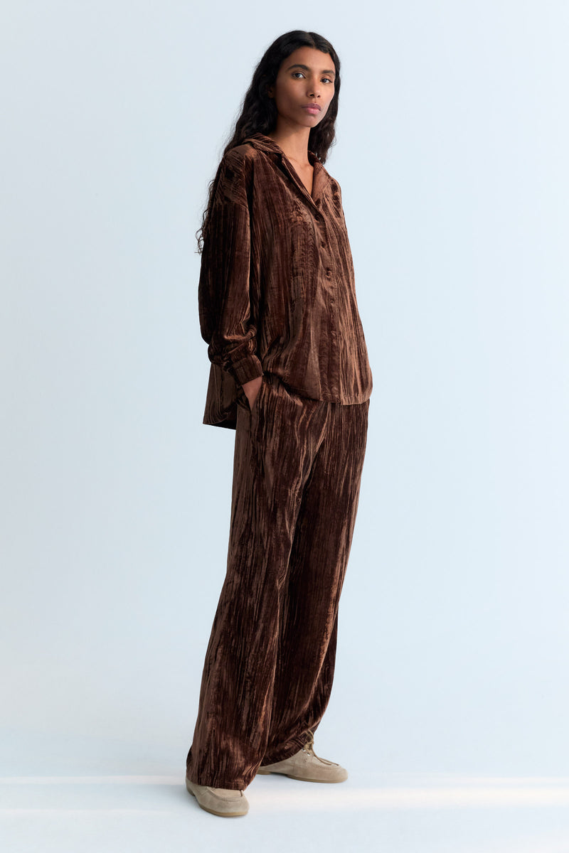 Brenda Velvet Shirt