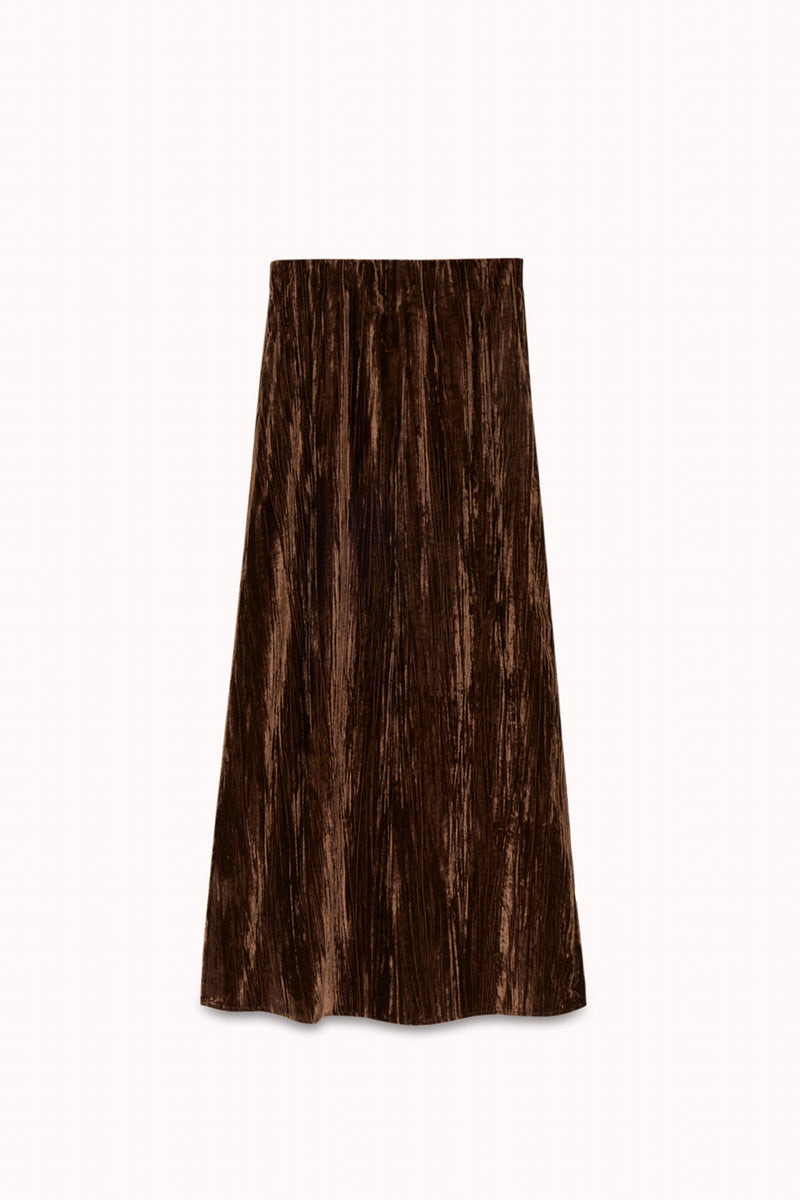 Brenda Velvet Long Skirt