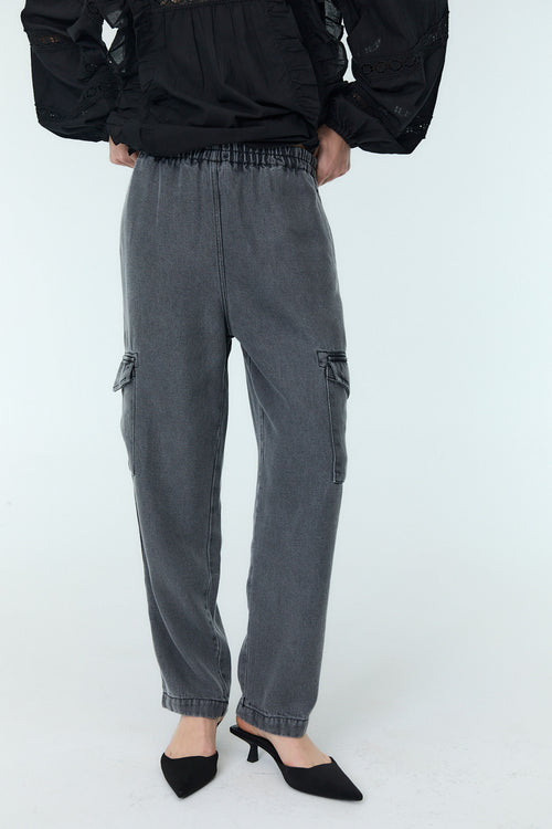 Soho Lyocell Denim Cargo Pants