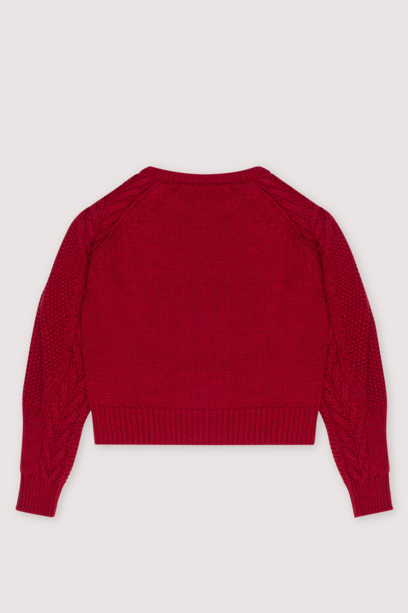 Tibet Cable-Knit Jumper