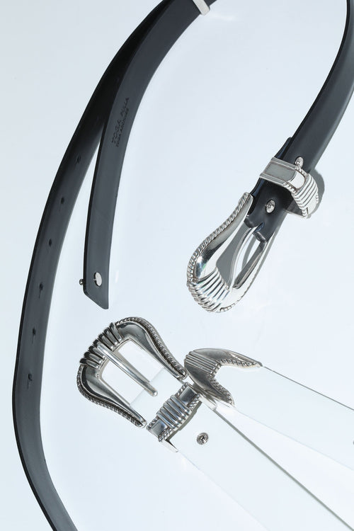 Metal Leather Belt - UNISEX