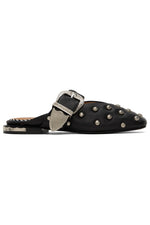 AJ1334 – Studded Leather Mules