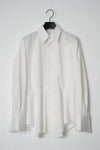 Cotton Peplum Hem Shirt