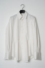 Cotton Peplum Hem Shirt