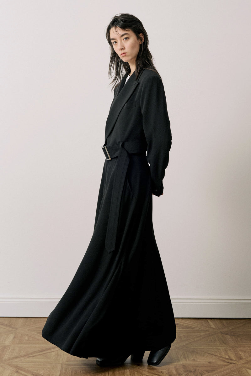 Cropped Belt Jacket