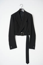 Cropped Belt Jacket