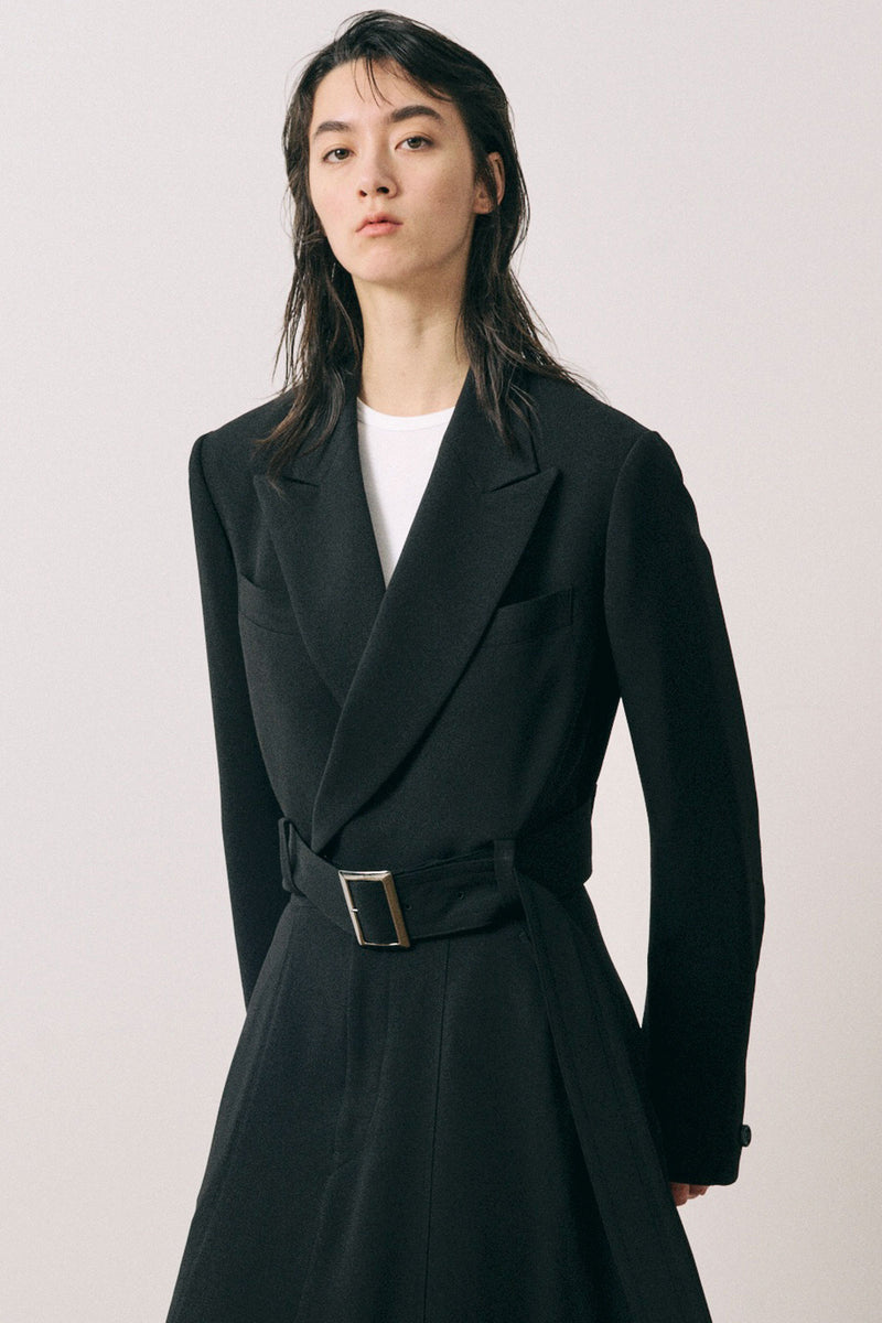 Cropped Belt Jacket