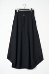Wool Gabardine Work Flare Skirt