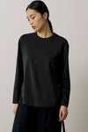 Round Hem Cotton T-Shirt