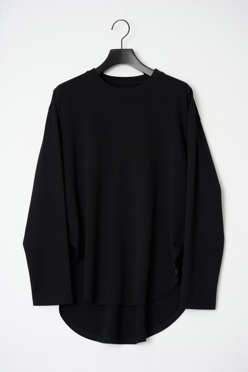 Round Hem Cotton T-Shirt