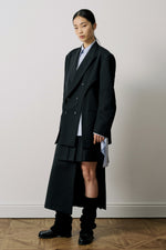 Wool Gabardine Slit Jacket