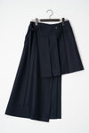 Asymmetry Pleats Skirt