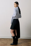 Asymmetry Pleats Skirt