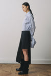 Asymmetry Pleats Skirt