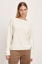 Caitlyn Cotton-Blended Boucle Sweater