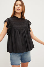 Inessa Cotton Lace Top