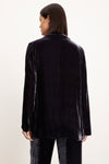 Kyla Silk-Blended Velvet Blazer