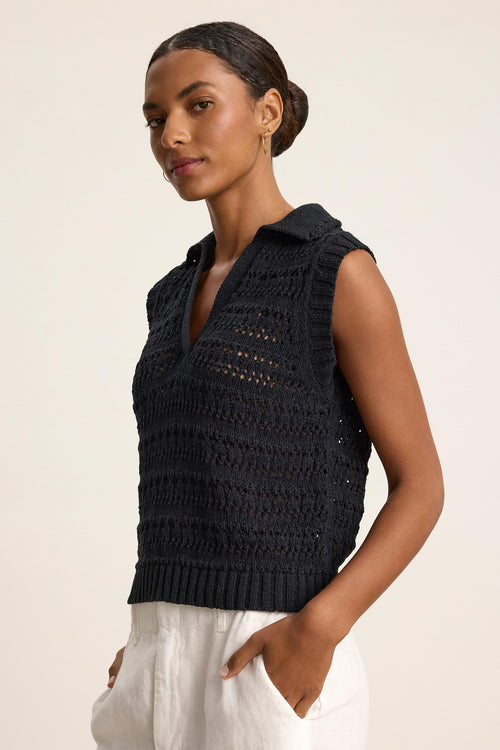 Renee Cotton Crochet Top
