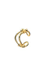 Gaia Sterling Silver Gold Plated Ear Cuff