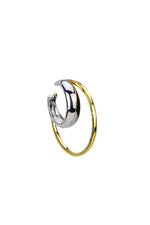 Vero Sterling Silver Gold Plated Ear Cuff