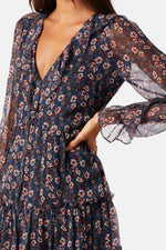 Adanson Floral-Print Silk Dress