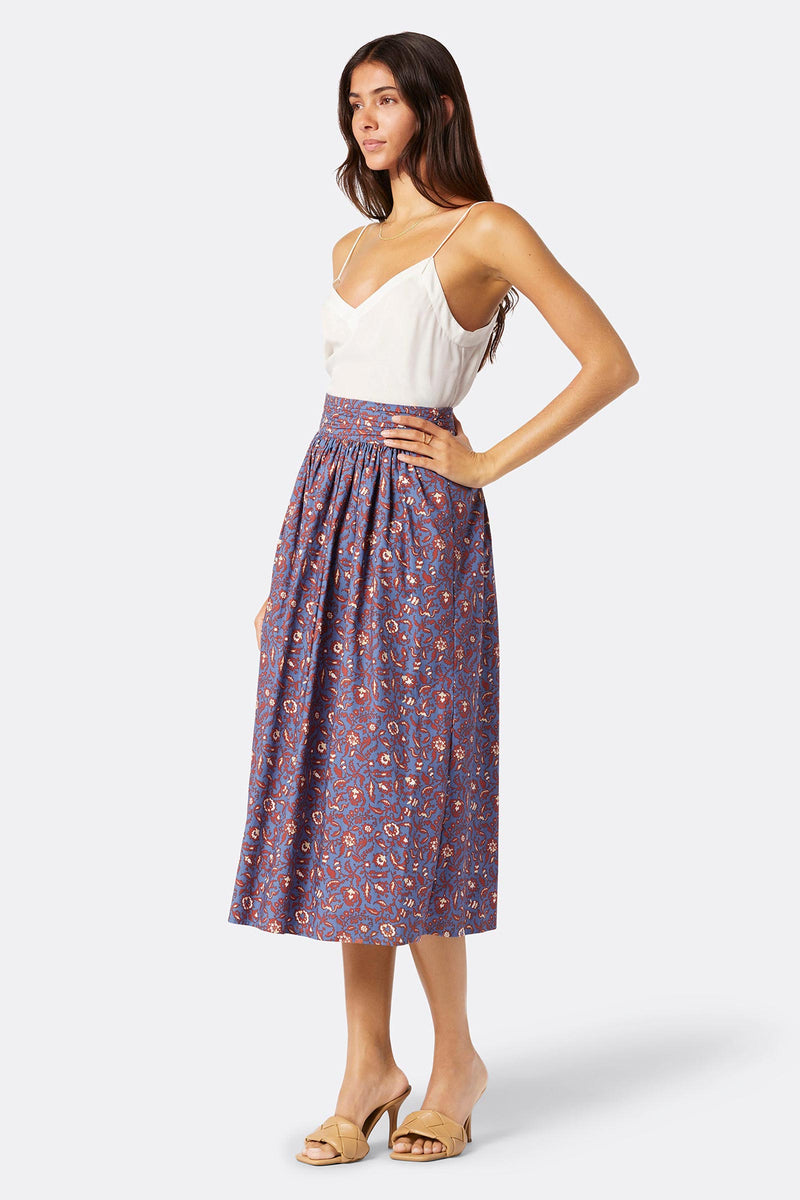 Morot Printed Cotton Midi Skirt