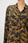 Kate Animal-Print Silk Shirt