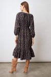 Sal Floral-Print Cotton Dress