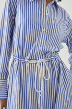 Shivonne Striped Cotton-Blended Dress