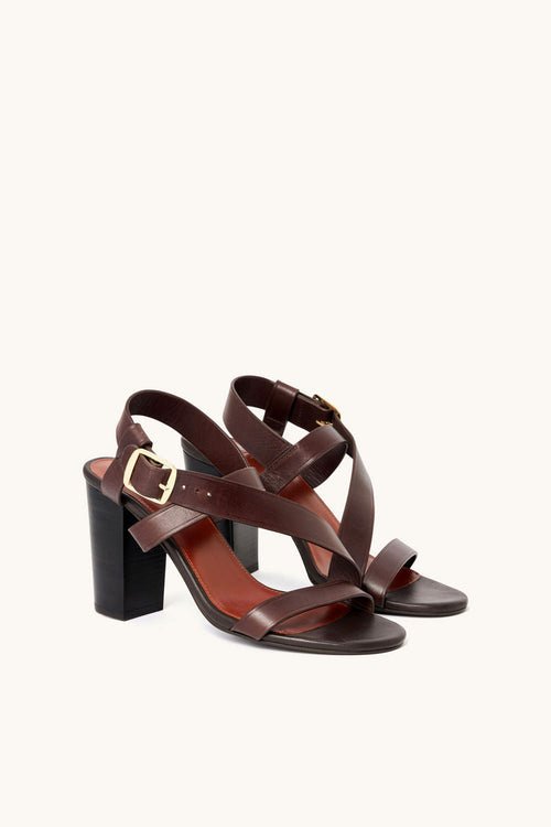Paolina Leather Heeled Sandals