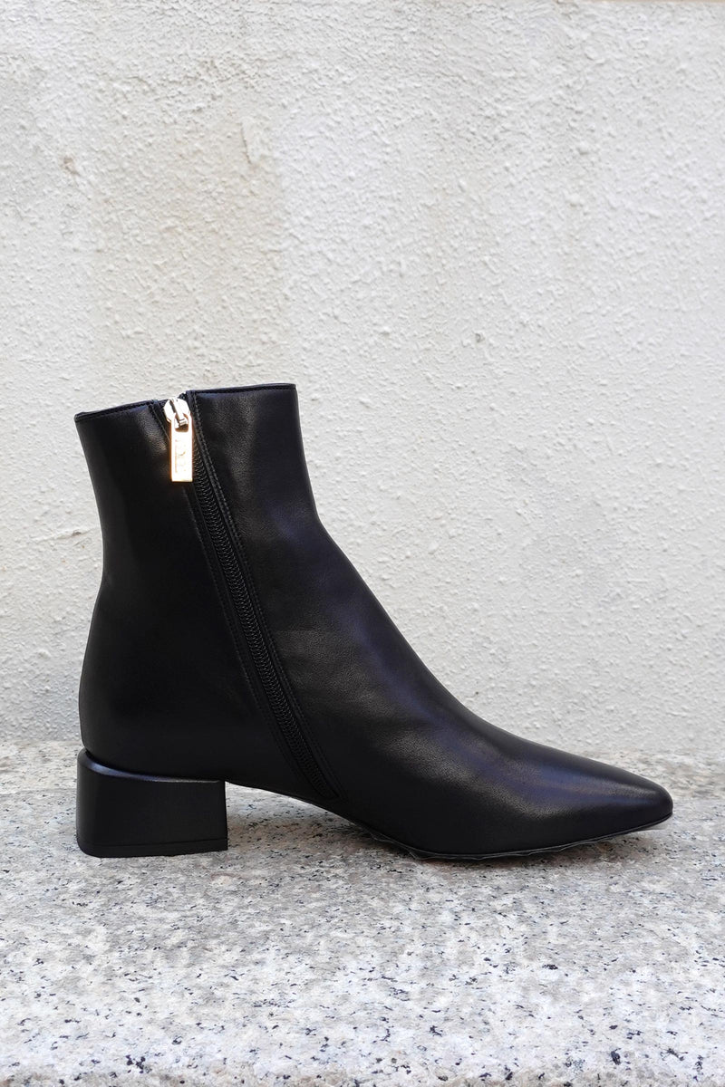 Capitonne Leather Ankle Boots