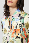 Bradner Floral-Print Lush Silk Shirt