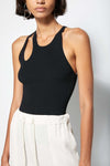 Marte Cutout Rib Knitted Top