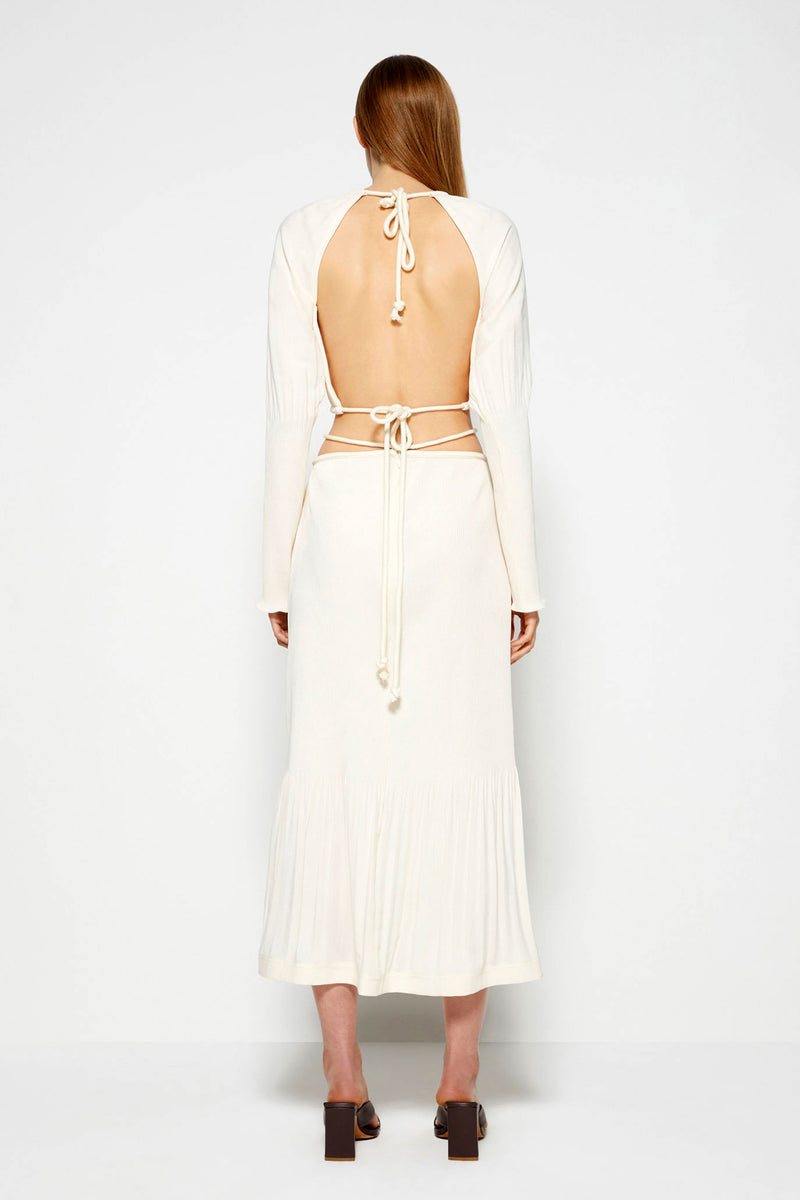Mia Plisse Tie Waist Skirt